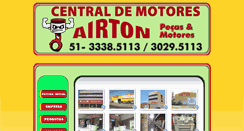 Desktop Screenshot of centraldemotores.com.br