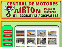 Tablet Screenshot of centraldemotores.com.br